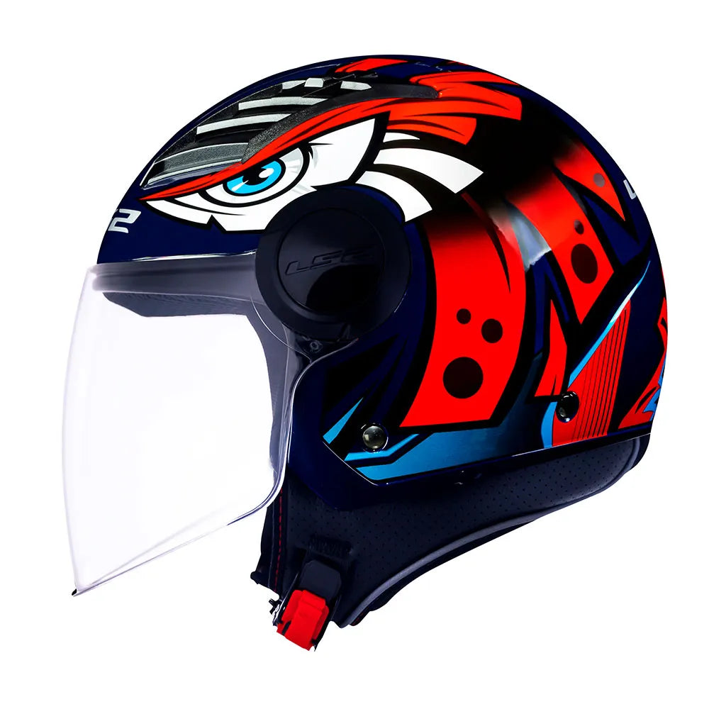 CAPACETE LЅ2 AIRFLOW TRIBAL LARANJA