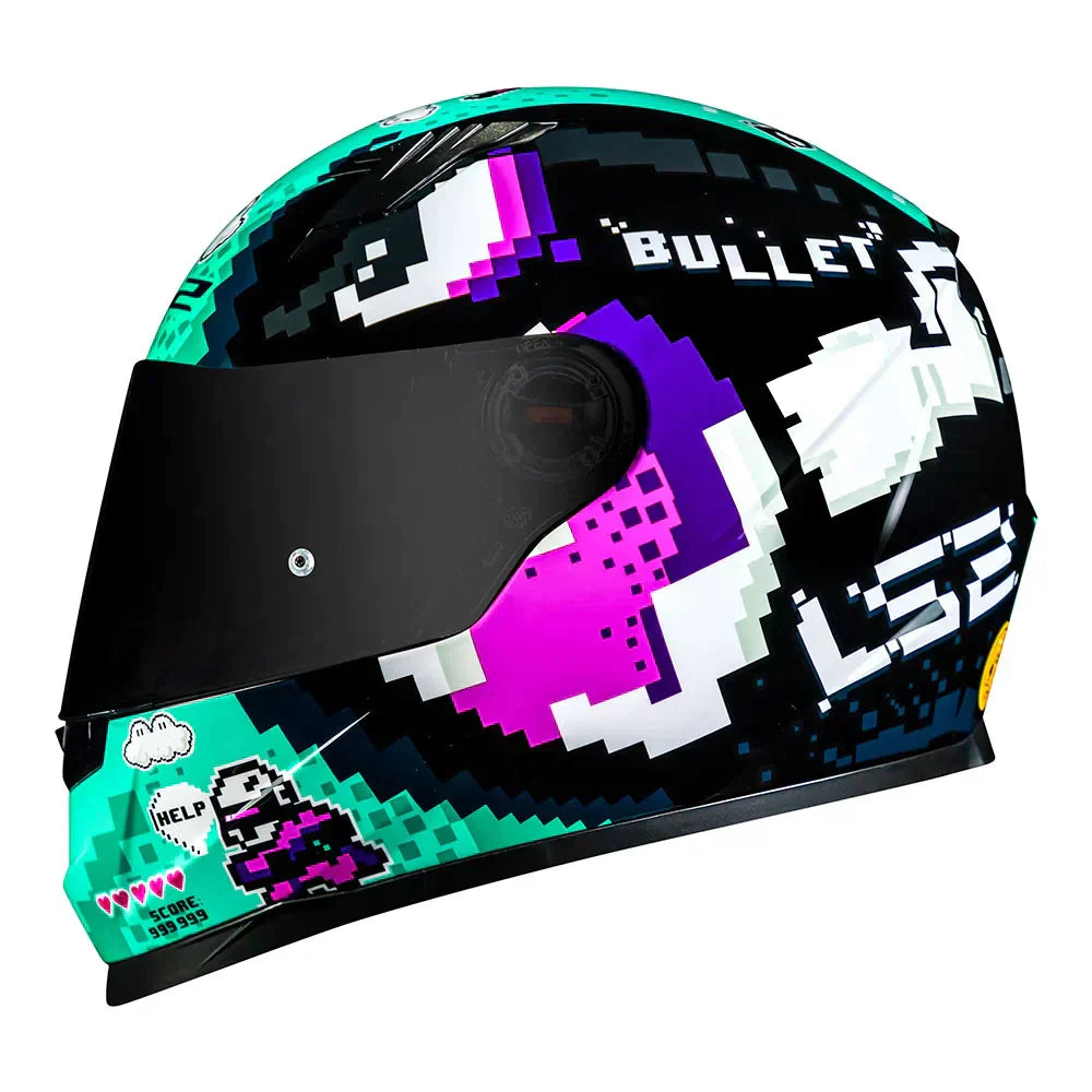 CAPACETE LЅ2 CLASSIC BULLET AZUL