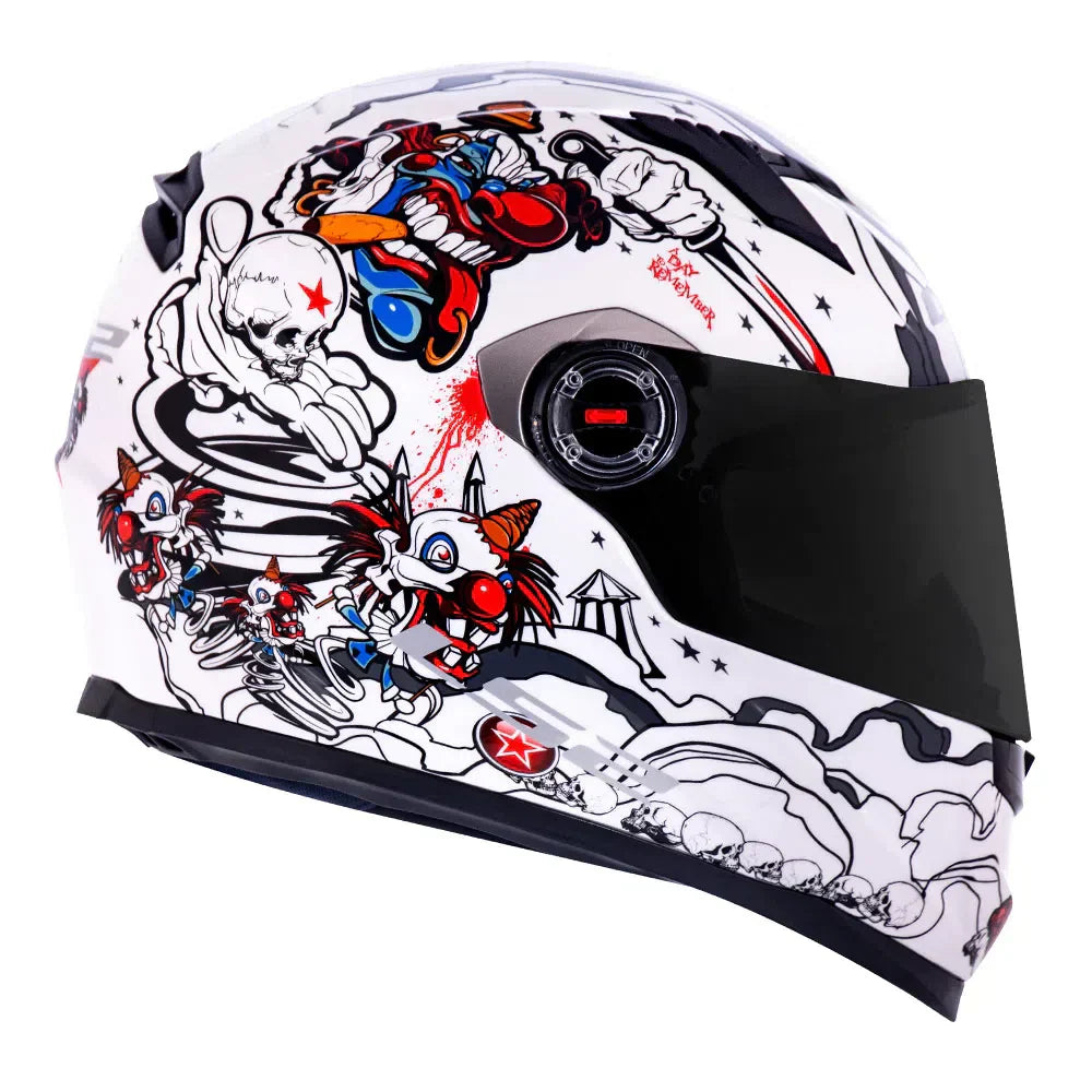 CAPACETE LЅ2 CLASSIC CRAZY CLOWN