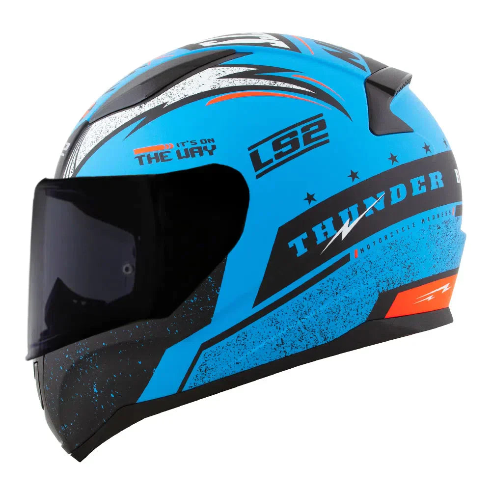 CAPACETE LЅ2 RAPID THUNDER AZUL