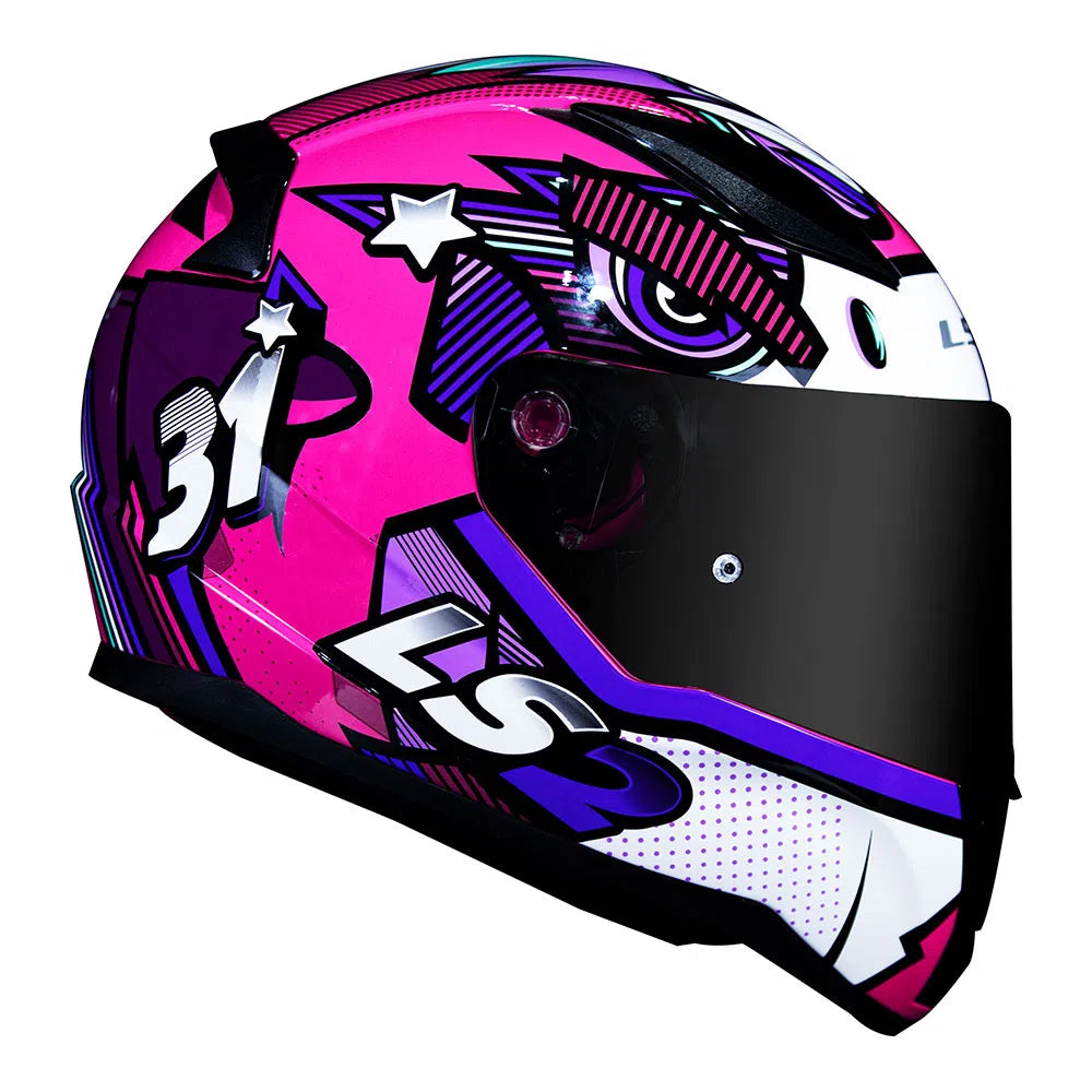 CAPACETE LЅ2 RAPID KHAN BRANCO