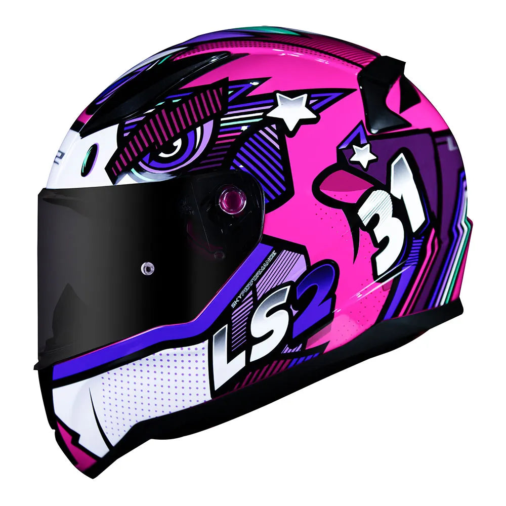 CAPACETE LЅ2 RAPID KHAN BRANCO
