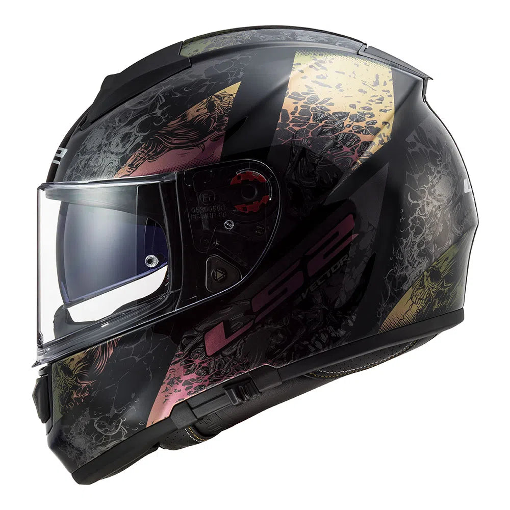 CAPACETE LЅ2 VECTOR SWIPE RAINBOW