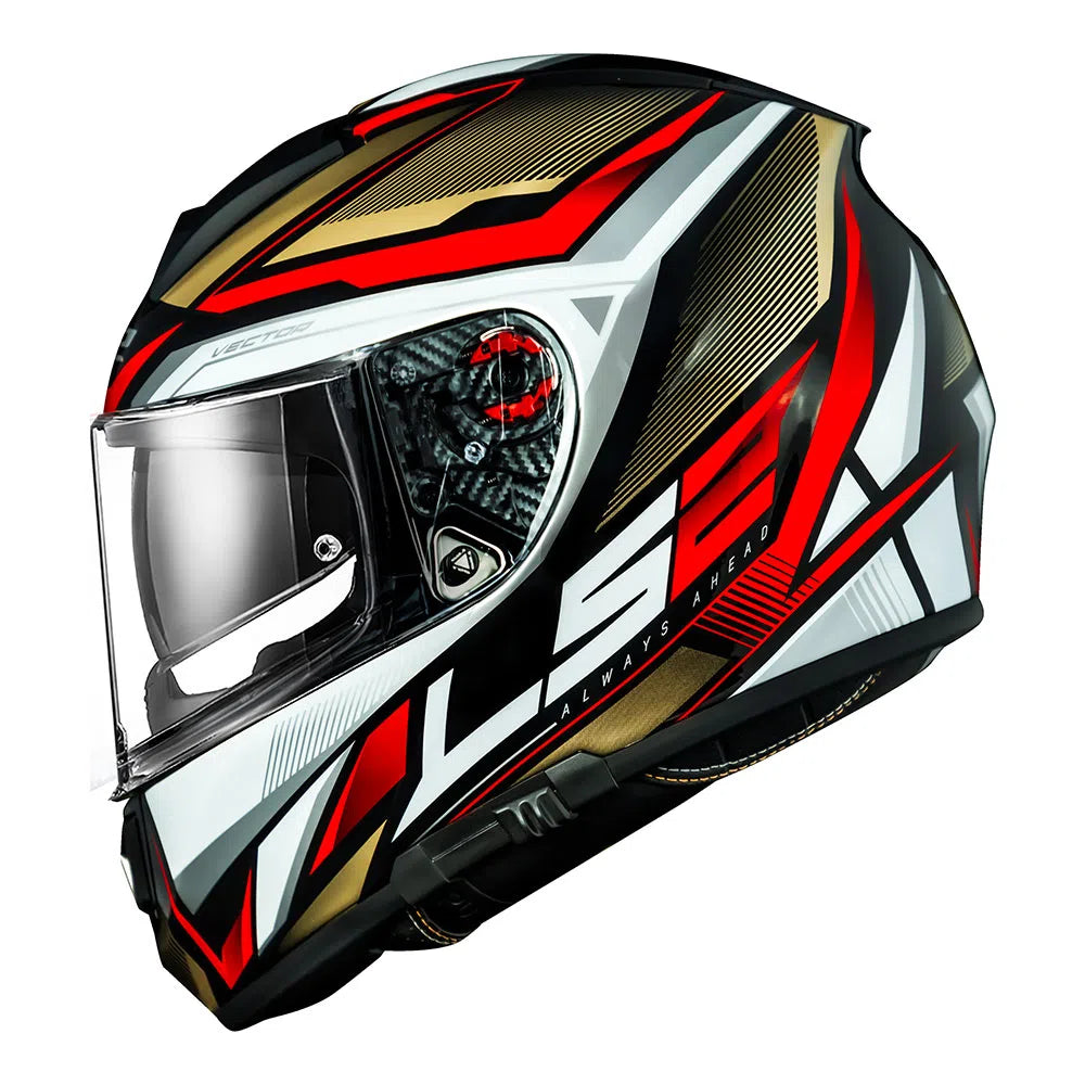 CAPACETE LЅ2 VECTOR RIDER DOURADO