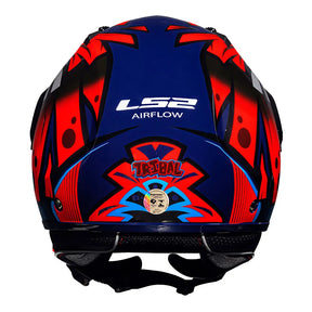 CAPACETE LЅ2 AIRFLOW TRIBAL LARANJA