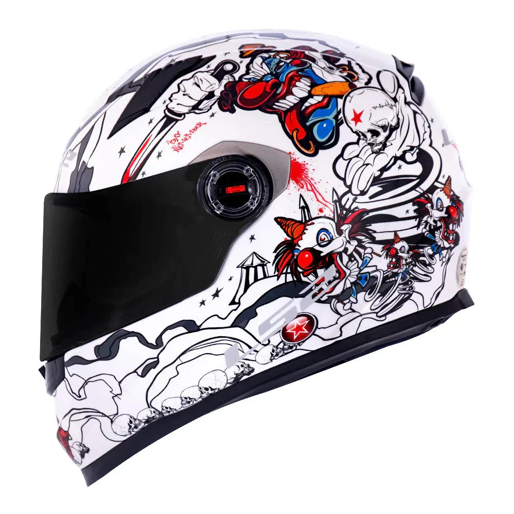 CAPACETE LЅ2 CLASSIC CRAZY CLOWN