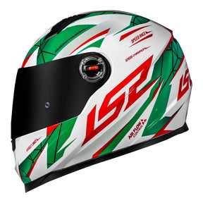 CAPACETE LЅ2 CLASSIC DRAZE BRANCO/VERDE