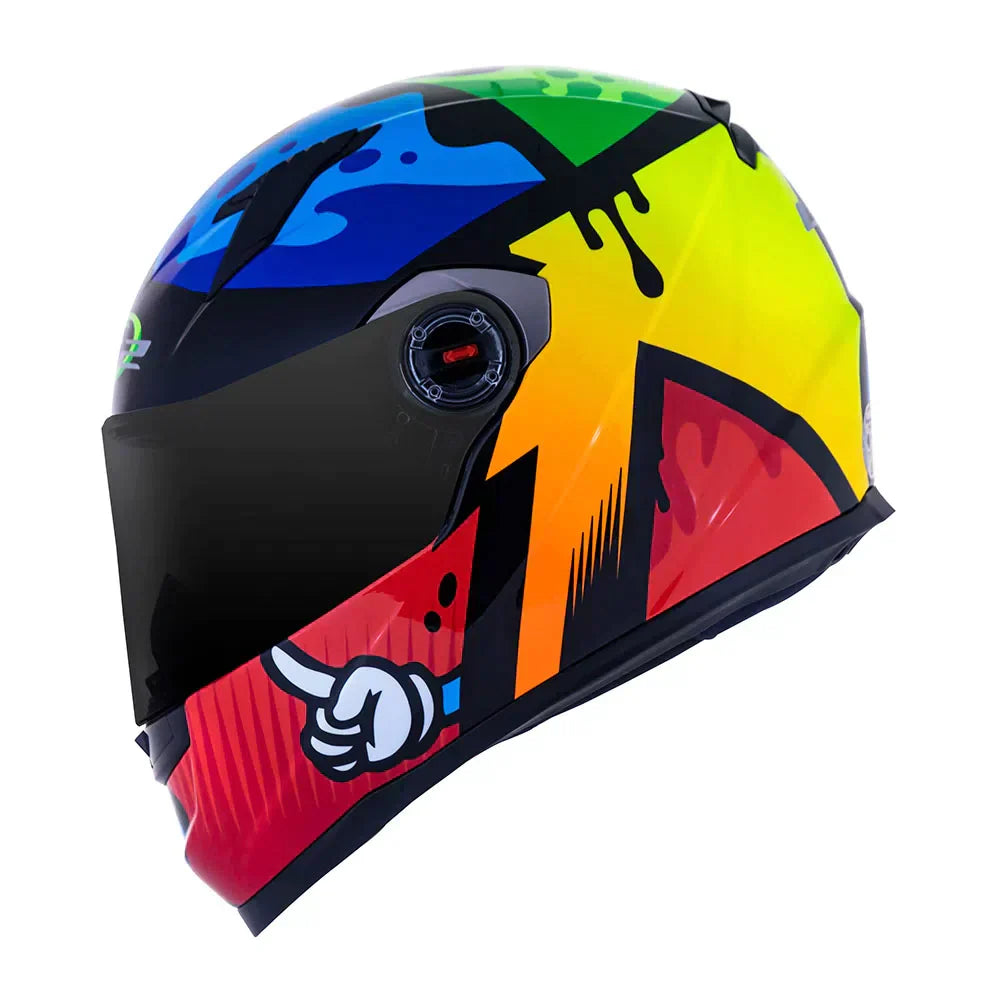 CAPACETE LЅ2 CLASSIC FF358 MASTERPIECE AMARELO
