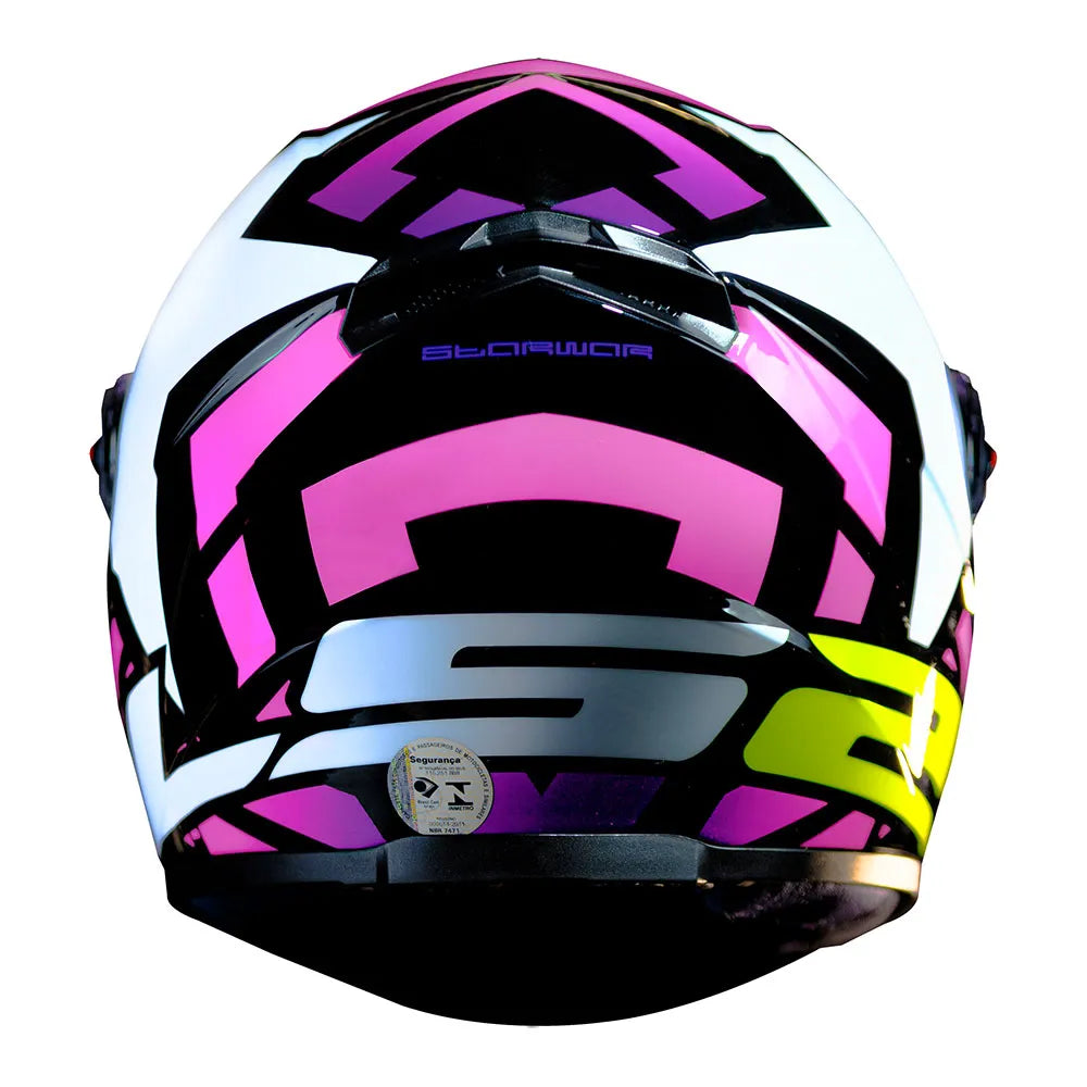 CAPACETE LЅ2 CLASSIC FF358 STARWAR ROSA