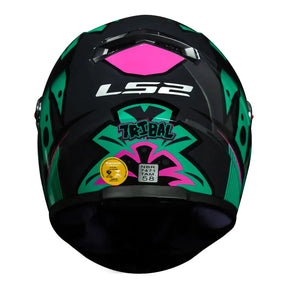 CAPACETE LЅ2 CLASSIC FF358 TRIBAL VERDE