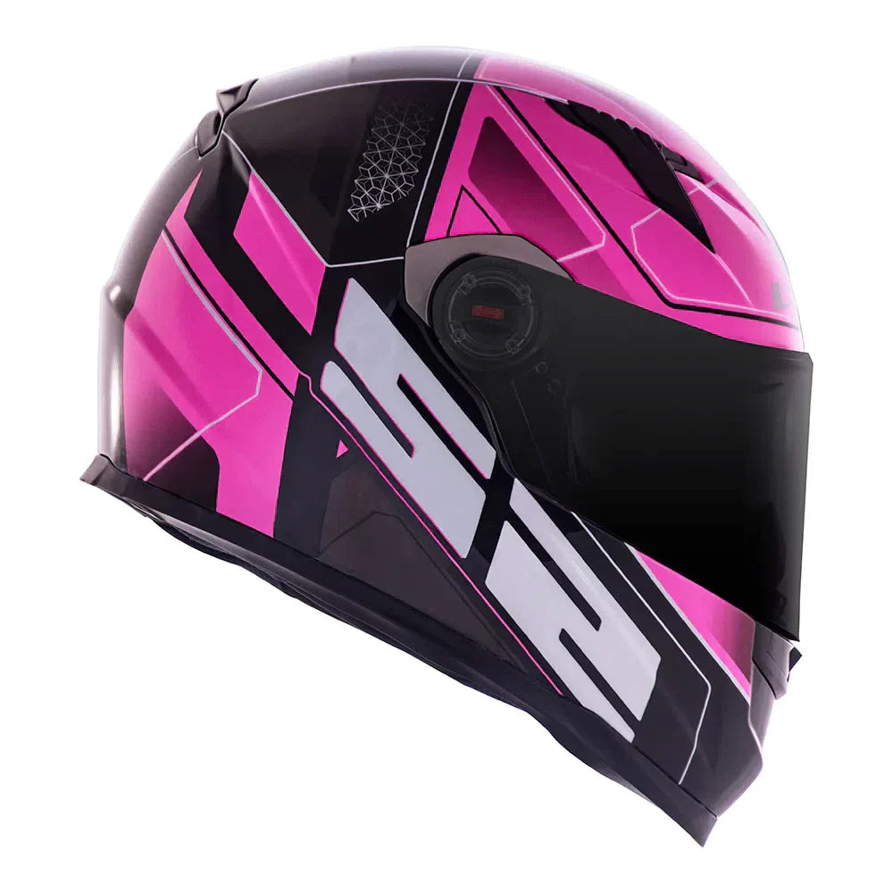 CAPACETE LЅ2 CLASSIC FF358 ULTRA ROSA