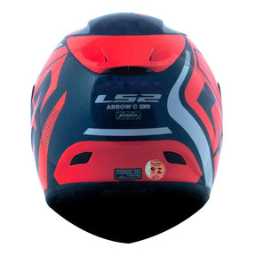 CAPACETE LЅ2 ARROW CARBON STING LARANJA
