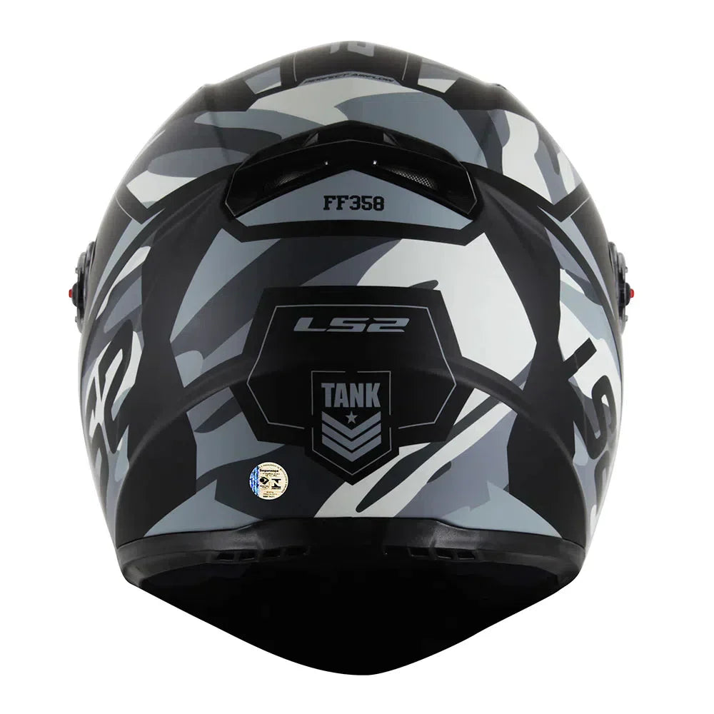 CAPACETE LЅ2 CLASSIC TANK PRETO