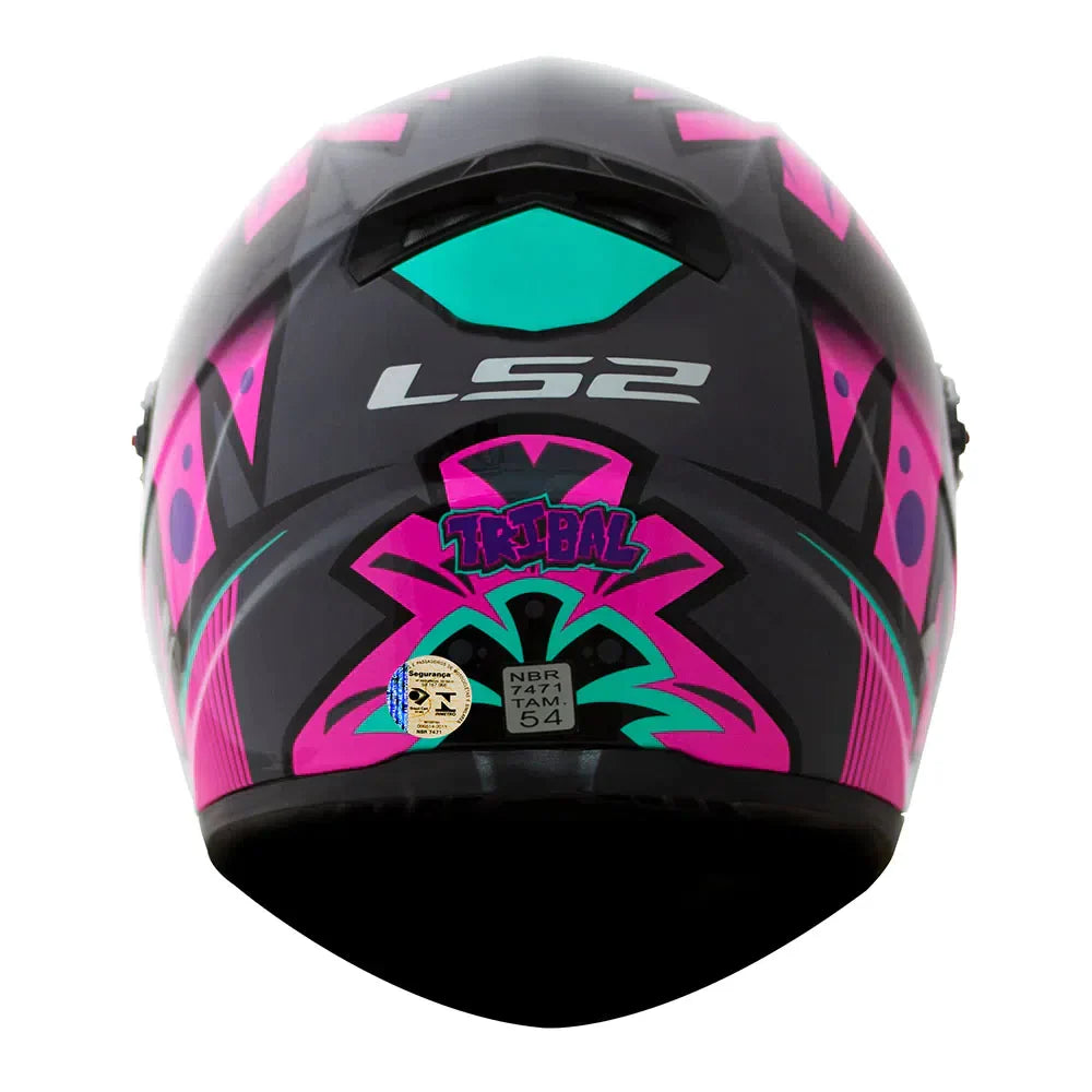 CAPACETE LЅ2 CLASSIC TRIBAL ROSA