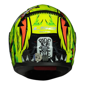 CAPACETE LЅ2 RAPID BADASS AMARELO