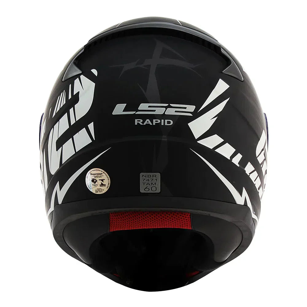 CAPACETE LЅ2 RAPID CROMO CINZA
