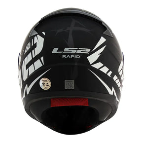 CAPACETE LЅ2 RAPID CROMO CINZA