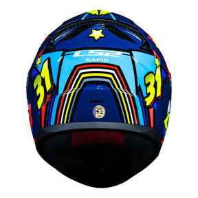CAPACETE LЅ2 RAPID KHAN AMARELO