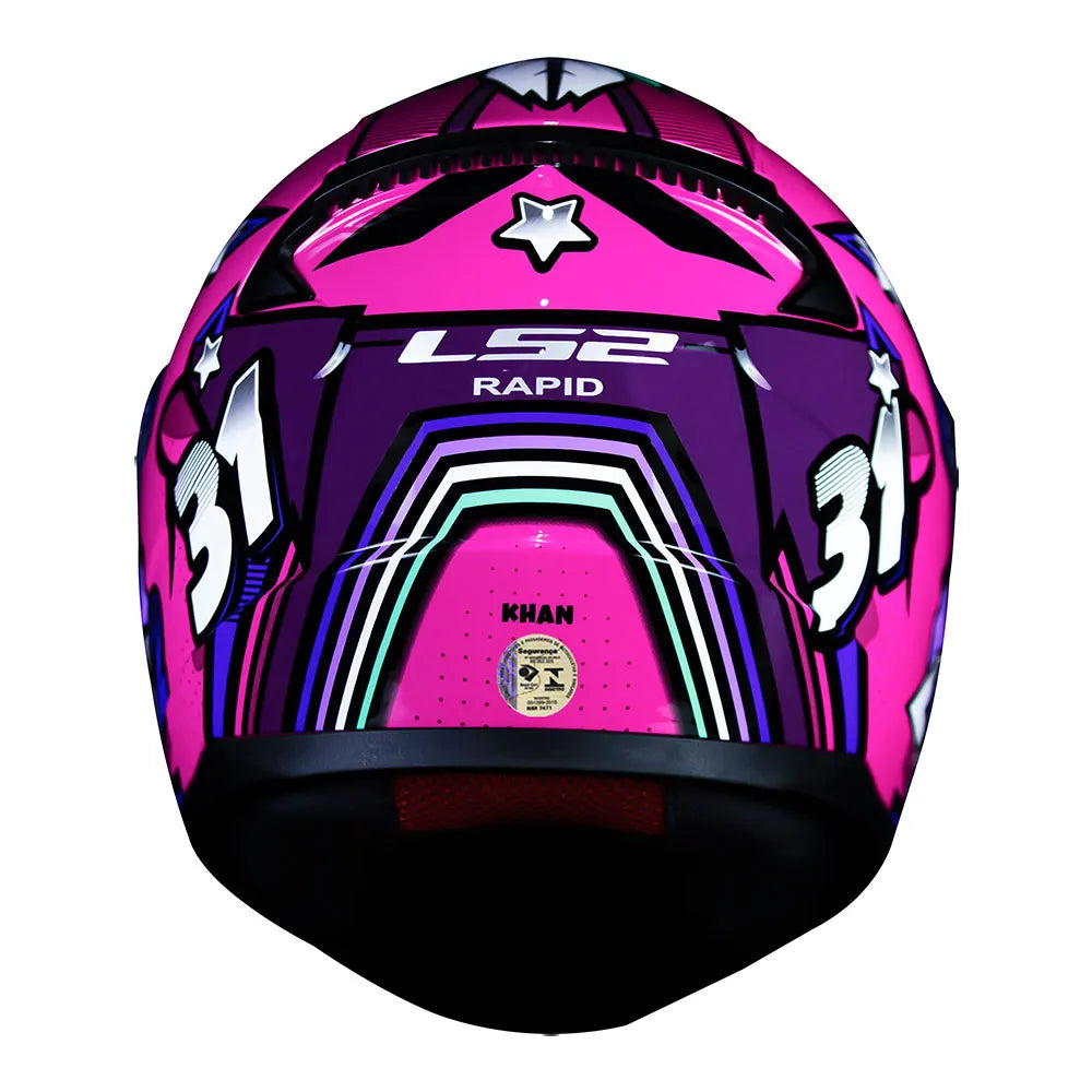 CAPACETE LЅ2 RAPID KHAN BRANCO