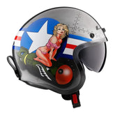 CAPACETE LЅ2 SPITFIRE BOMB RIDER BRUSHED ALLOY