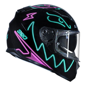 CAPACETE LЅ2 STREAM NEON ROXO