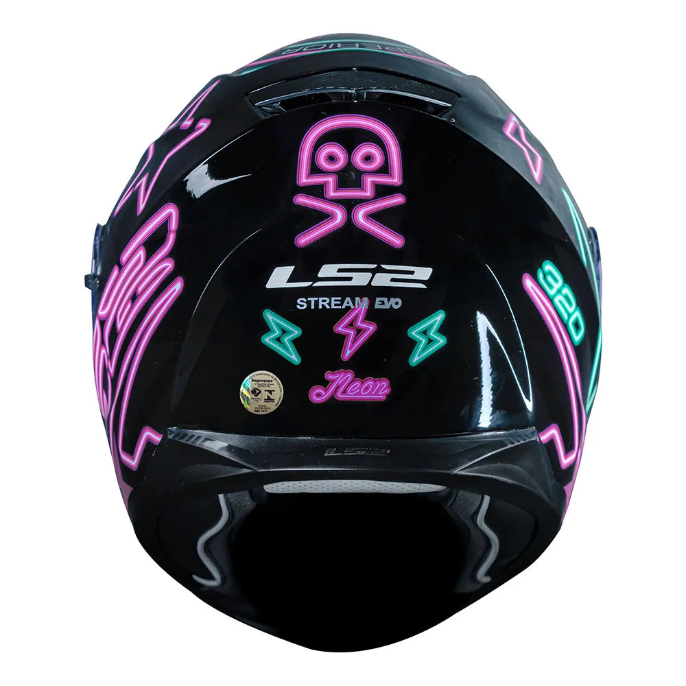 CAPACETE LЅ2 STREAM NEON ROXO