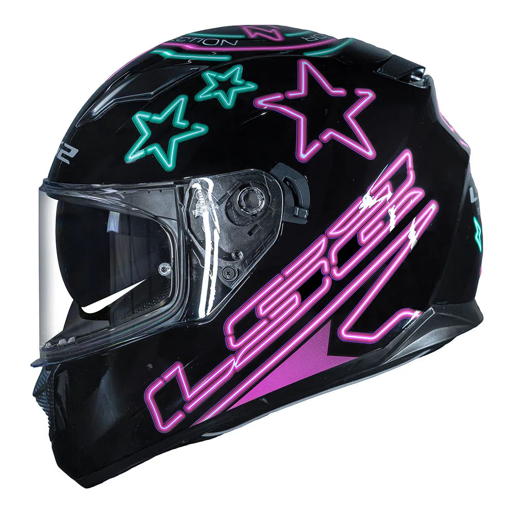 CAPACETE LЅ2 STREAM NEON ROXO