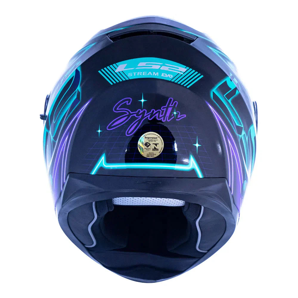 CAPACETE LЅ2 STREAM SYNTH VERDE