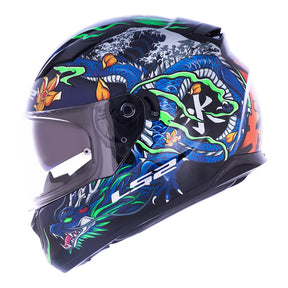 CAPACETE LЅ2 STREAM WARRIOR AZUL