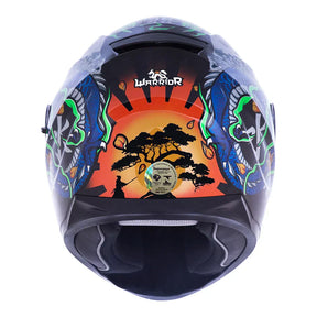 CAPACETE LЅ2 STREAM WARRIOR AZUL