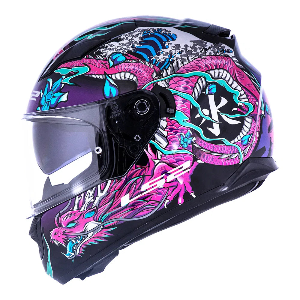 CAPACETE LЅ2 STREAM WARRIOR ROSA