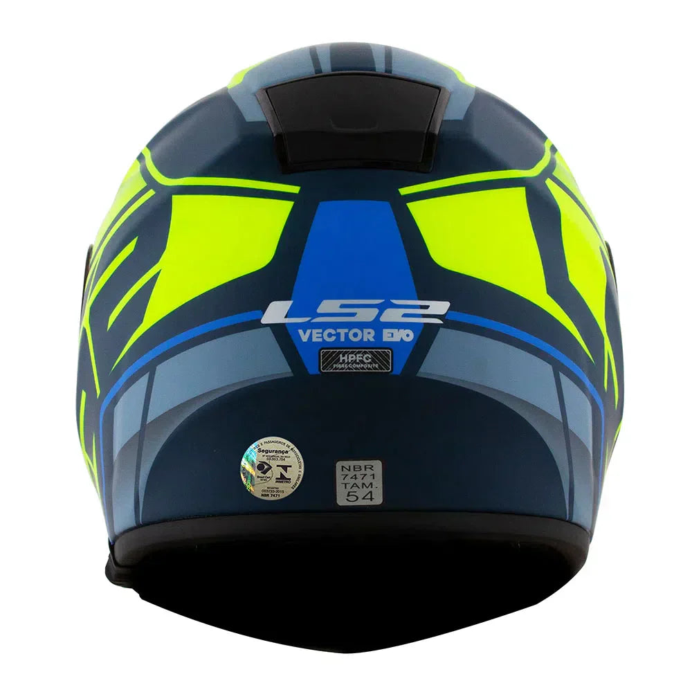 CAPACETE LЅ2 VECTOR FT2 KRIPTON AZUL