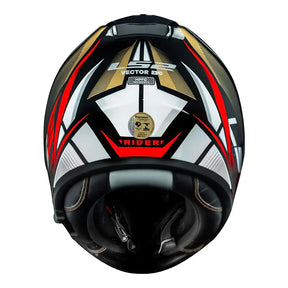 CAPACETE LЅ2 VECTOR RIDER DOURADO
