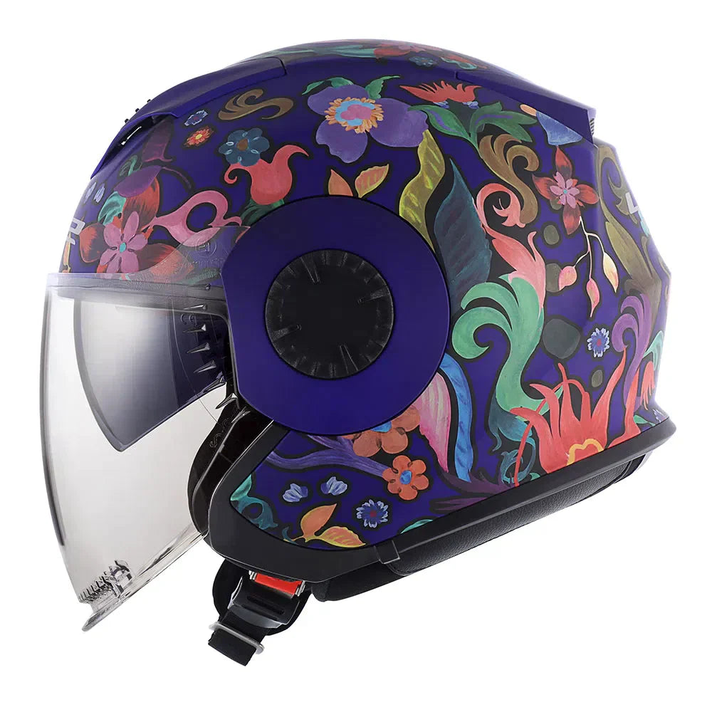 CAPACETE LЅ2 VERSO FLORA BRASIL ROXO
