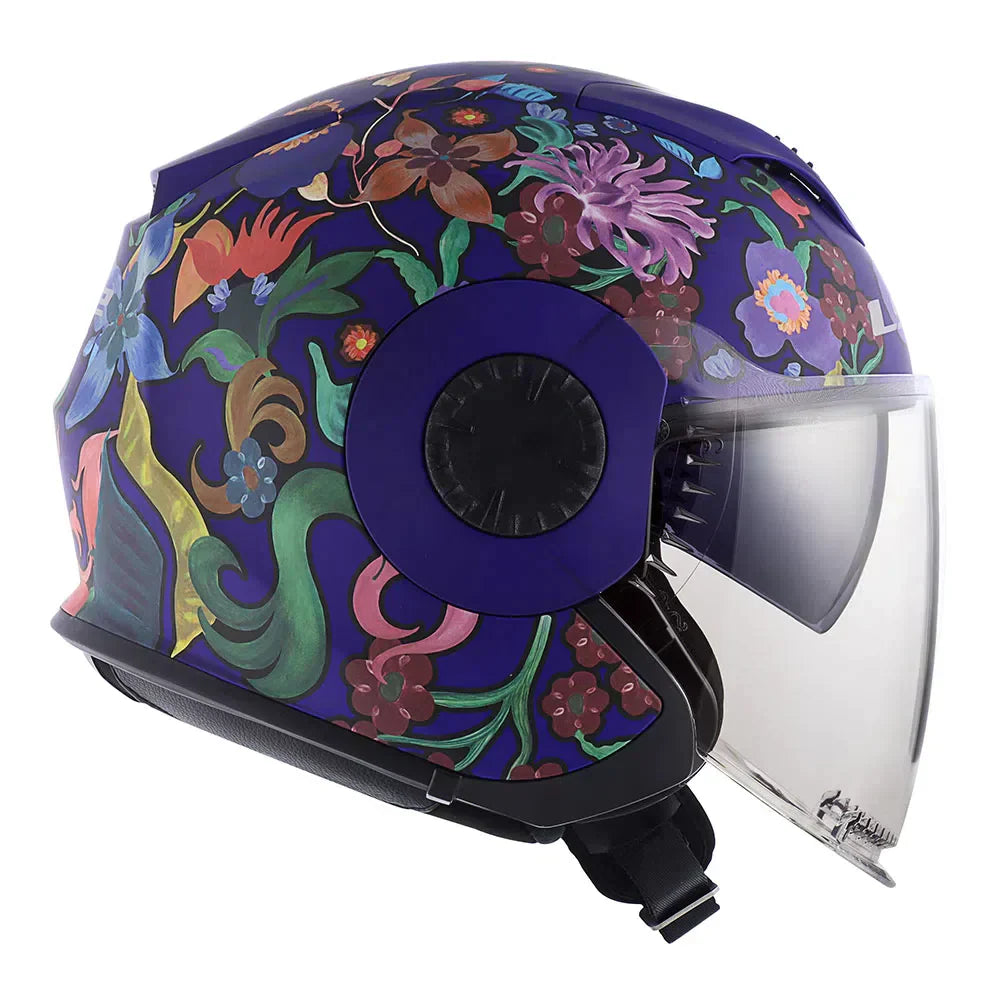 CAPACETE LЅ2 VERSO FLORA BRASIL ROXO