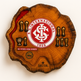 Tábua Rústica Personalizada - Internacional + Kit Churrasco Personalizado