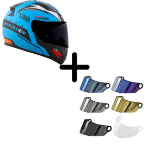 CAPACETE LЅ2 RAPID THUNDER AZUL