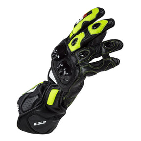 LUVA LS2 SWIFT RACING AMARELO