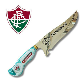 Tábua Rústica Personalizada - Fluminense + Kit Churrasco Personalizado